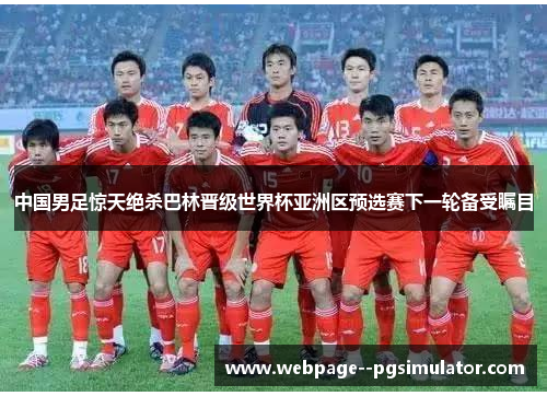 中国男足惊天绝杀巴林晋级世界杯亚洲区预选赛下一轮备受瞩目