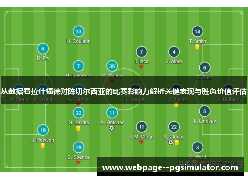 从数据看拉什福德对阵切尔西亚的比赛影响力解析关键表现与胜负价值评估